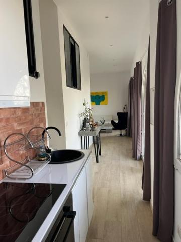Superbe Appartement Grande Corniche Vue Sur Mer Nice A 4 Min Du Centre Ville Extérieur photo