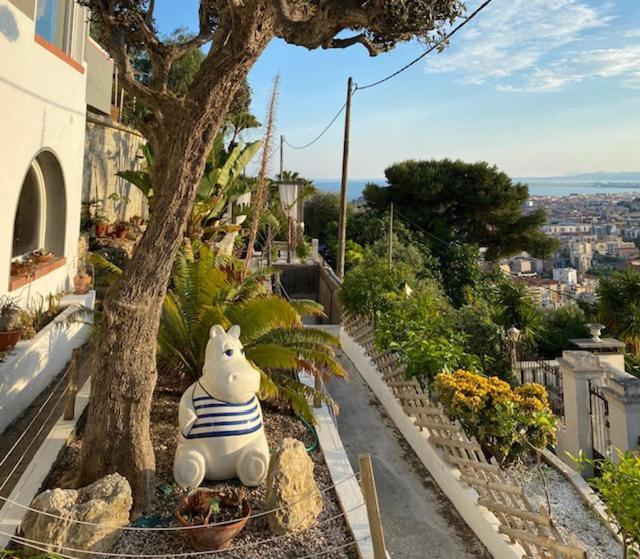Superbe Appartement Grande Corniche Vue Sur Mer Nice A 4 Min Du Centre Ville Extérieur photo